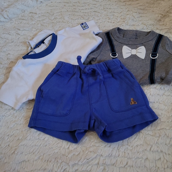 Mixed Lot Boys 0-3M and Teddy Plush Shorts 1Pieces - Picture 1 of 15